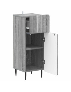Mobiletto da Bagno ZWOLLE Sonoma grigio 30 x 31 x 79,5 cm 2