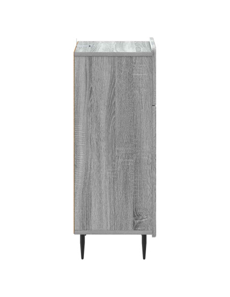Mobiletto da Bagno ZWOLLE Sonoma grigio 30 x 31 x 79,5 cm