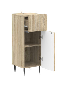 Mobiletto da Bagno ZWOLLE Rovere Sonoma 30 x 31 x 79,5 cm 2