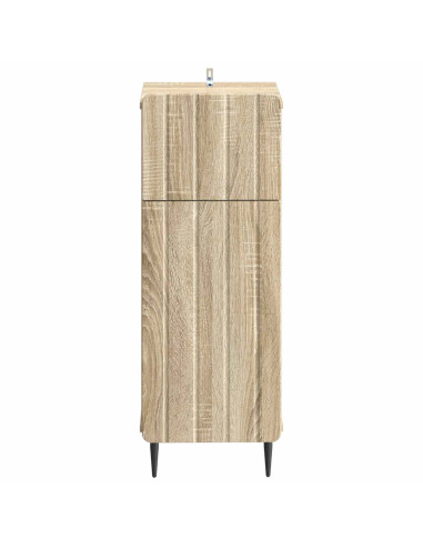 Mobiletto da Bagno ZWOLLE Rovere Sonoma 30 x 31 x 79,5 cm