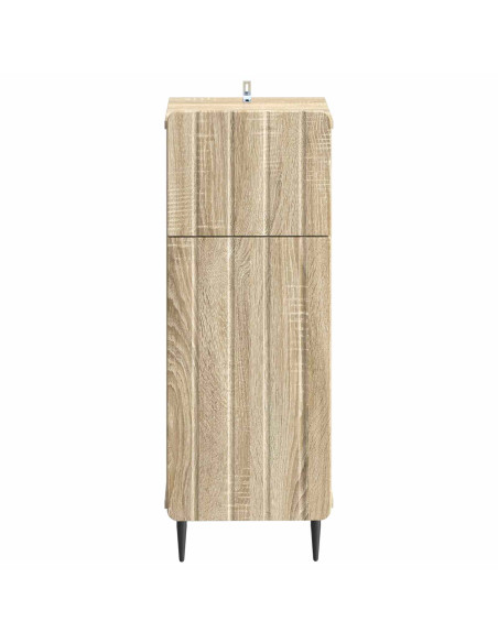 Mobiletto da Bagno ZWOLLE Rovere Sonoma 30 x 31 x 79,5 cm