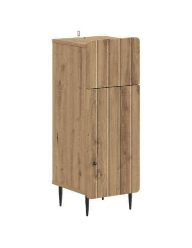 Mobiletto da Bagno ZWOLLE Rovere Artigianale 30 x 31 x 79,5 cm