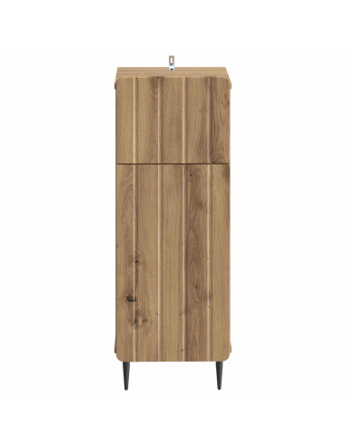 Mobiletto da Bagno ZWOLLE Rovere Artigianale 30 x 31 x 79,5 cm
