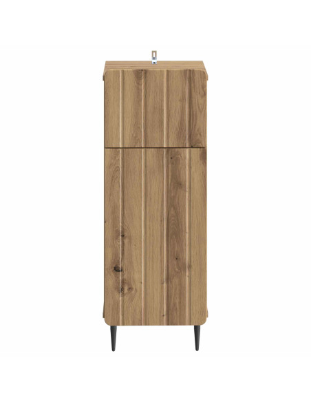Mobiletto da Bagno ZWOLLE Rovere Artigianale 30 x 31 x 79,5 cm