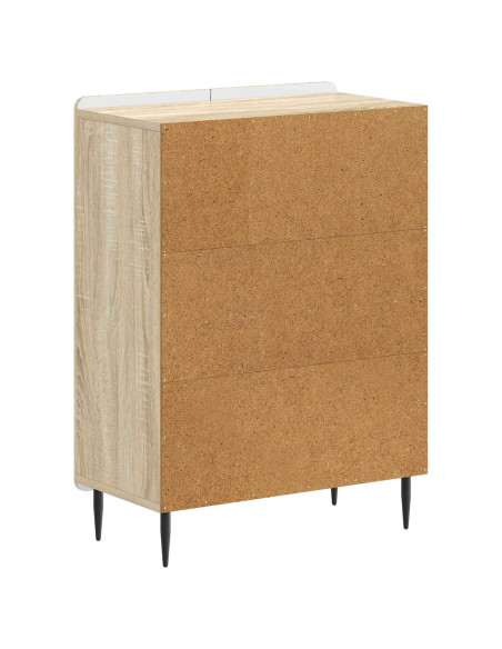 Mobiletto da Bagno ZWOLLE Rovere Sonoma 59,5 x 31 x 79,5 cm