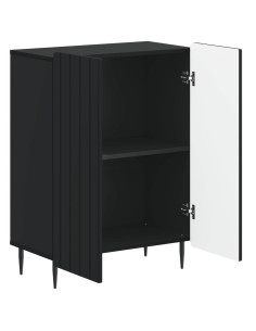 Mobiletto da Bagno ZWOLLE Nero 59,5 x 31 x 79,5 cm 2