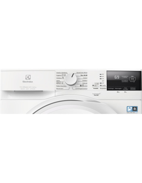 Electrolux EW7W285W Lavasciuga 700 SteamCare 8 kg