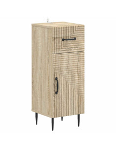 Mobiletto da Bagno HAARLEM Rovere Sonoma 30 x 31 x 80 cm
