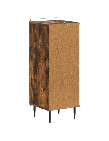 Mobiletto da Bagno HAARLEM Rovere Fumo 30 x 31 x 80 cm