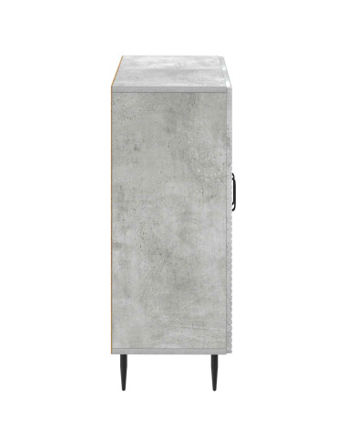 Mobiletto da Bagno HAARLEM Grigio Cemento 59,5 x 31 x 80 cm