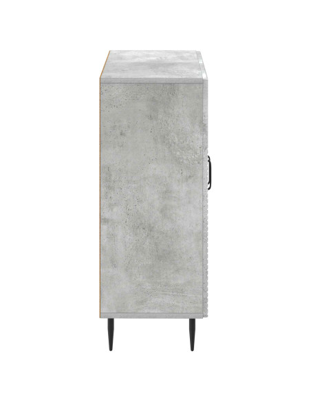 Mobiletto da Bagno HAARLEM Grigio Cemento 59,5 x 31 x 80 cm