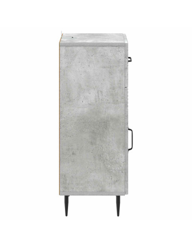 Mobiletto da Bagno HAARLEM Grigio Cemento 30 x 31 x 80 cm