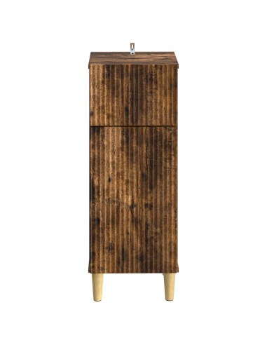 Mobiletto da Bagno ARNHEM Rovere Fumo 30 x 31 x 80 cm