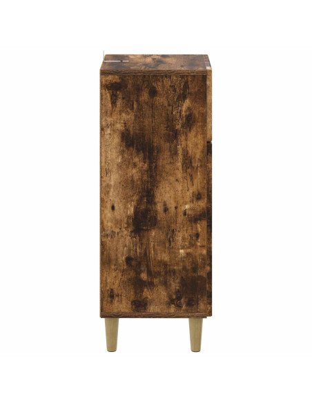 Mobiletto da Bagno ARNHEM Rovere Fumo 30 x 31 x 80 cm