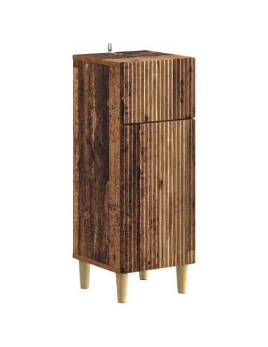 Mobiletto da Bagno ARNHEM Legno antico 30 x 31 x 80 cm
