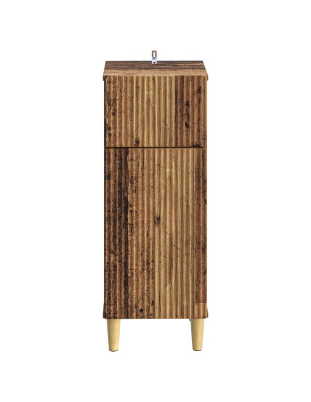 Mobiletto da Bagno ARNHEM Legno antico 30 x 31 x 80 cm