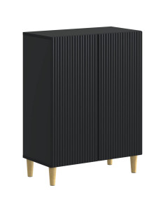 Mobiletto da Bagno ARNHEM Nero 59,5 x 31 x 80 cm