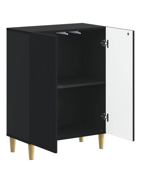 Mobiletto da Bagno ARNHEM Nero 59,5 x 31 x 80 cm