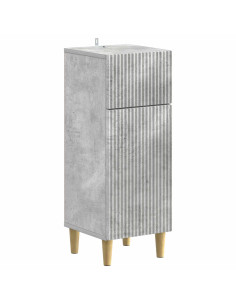 Mobiletto da Bagno ARNHEM Grigio Cemento 30 x 31 x 80 cm