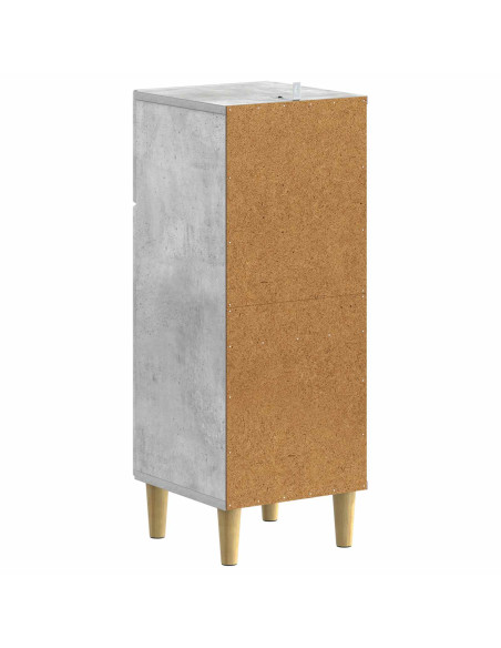 Mobiletto da Bagno ARNHEM Grigio Cemento 30 x 31 x 80 cm