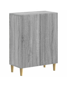 Mobiletto da Bagno ARNHEM Sonoma grigio 59,5 x 31 x 80 cm