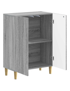 Mobiletto da Bagno ARNHEM Sonoma grigio 59,5 x 31 x 80 cm 2