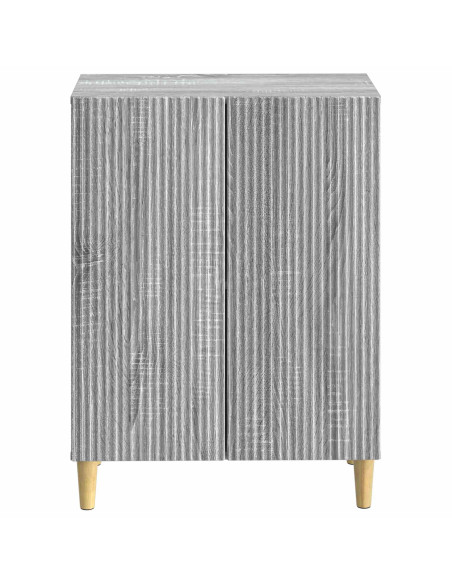 Mobiletto da Bagno ARNHEM Sonoma grigio 59,5 x 31 x 80 cm