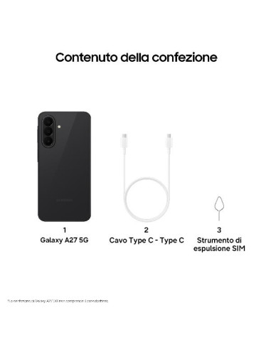 GALAXY A27 6+128GB BLACK EE