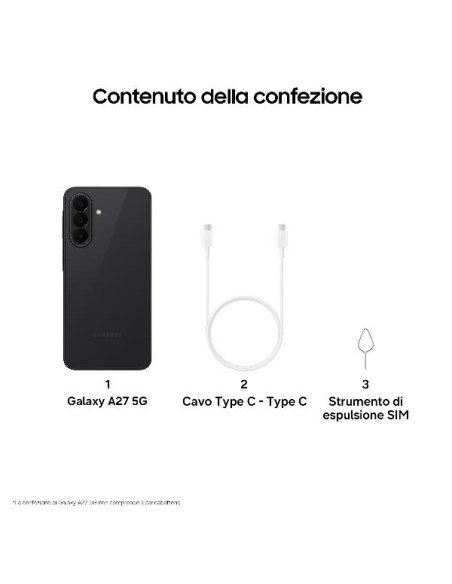 GALAXY A27 6+128GB BLACK EE