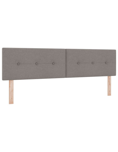 Letto con contenitore LED e materasso Tortora 180 x 200 cm