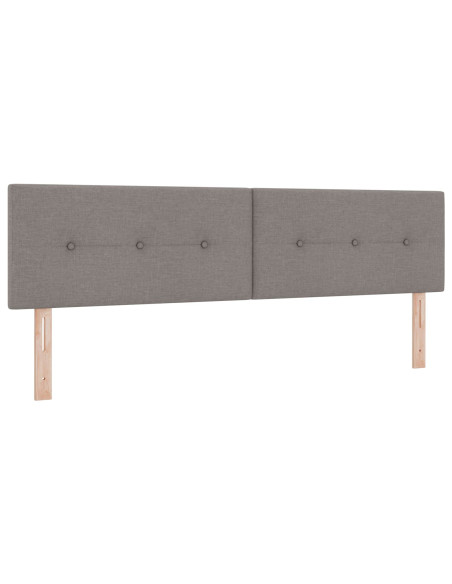 Letto con contenitore LED e materasso Tortora 180 x 200 cm