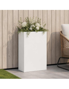 Vaso da giardino Bianco 40 x 20 x 75 cm