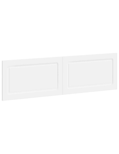 Testiera da Muro UTRECHT Bianco Legno ingegnerizzato