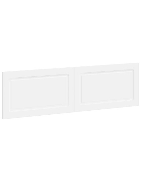 Testiera da Muro UTRECHT Bianco Legno ingegnerizzato