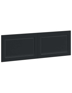 Testiera da Muro UTRECHT Nero Legno ingegnerizzato
