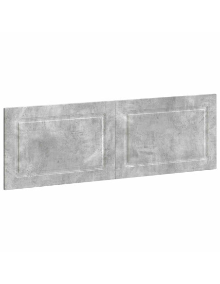 Testiera da Muro UTRECHT Grigio Cemento Legno ingegnerizzato