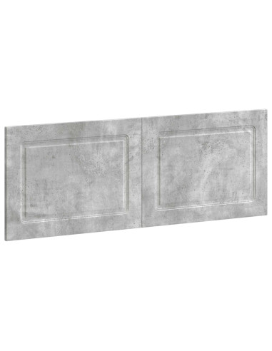 Testiera da Muro UTRECHT Grigio Cemento Legno ingegnerizzato