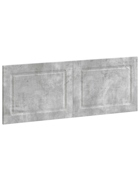 Testiera da Muro UTRECHT Grigio Cemento Legno ingegnerizzato