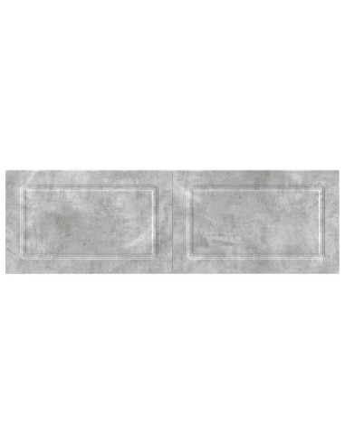 Testiera da Muro UTRECHT Grigio Cemento Legno ingegnerizzato