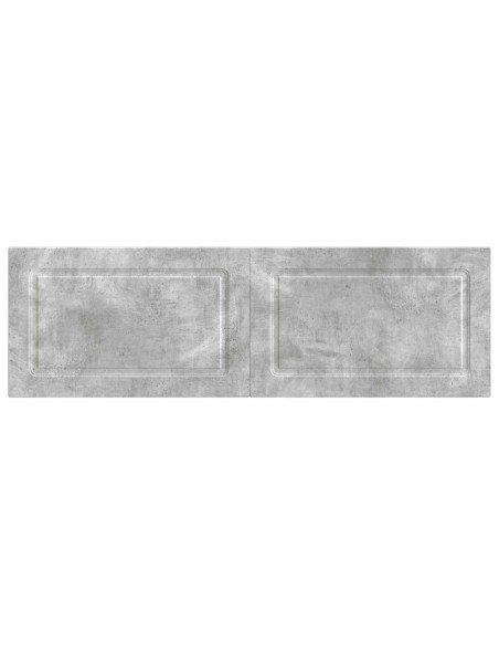Testiera da Muro UTRECHT Grigio Cemento Legno ingegnerizzato