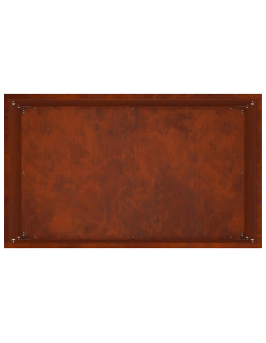 Vaso da giardino Ruggine 50 x 30 x 75 cm Acciaio Corten