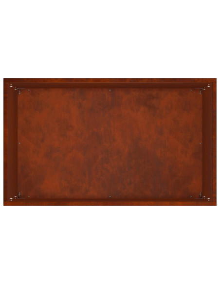 Vaso da giardino Ruggine 50 x 40 x 75 cm Acciaio Corten