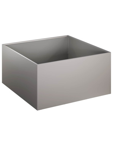 Vaso da giardino Ruggine 60 x 60 x 30 cm Acciaio Corten