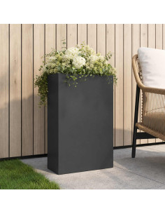 Vaso da giardino Antracite 50 x 20 x 75 cm