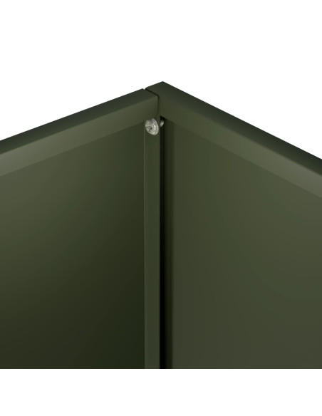 Vaso da giardino Verde Oliva 40 x 20 x 75 cm