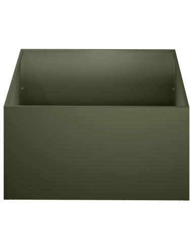 Vaso da giardino Verde Oliva 40 x 40 x 30 cm
