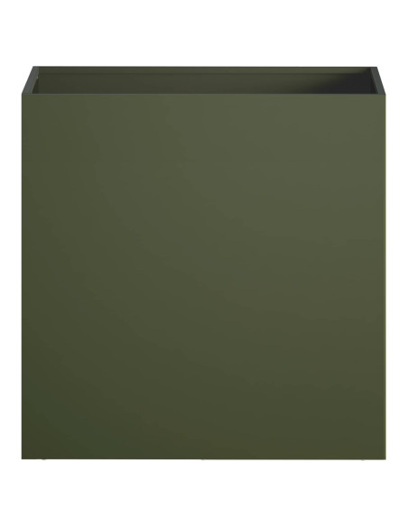 Vaso da giardino 2 pz Verde Oliva 50 x 30 x 50 cm