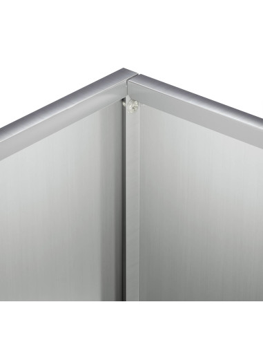 Vaso da giardino Argento 50 x 30 x 75 cm Acciaio zincato