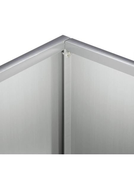 Vaso da giardino Argento 50 x 40 x 75 cm Acciaio zincato