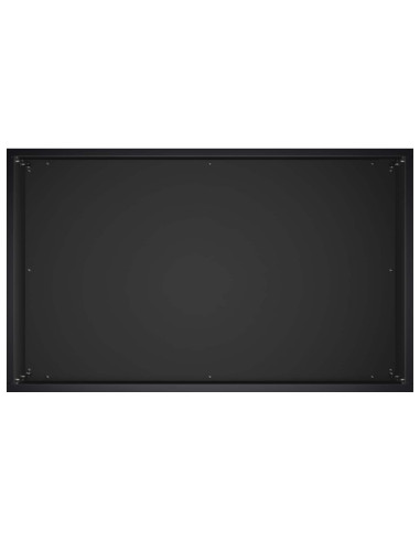 Vaso da giardino Nero 50 x 30 x 40 cm Acciaio laminato a freddo